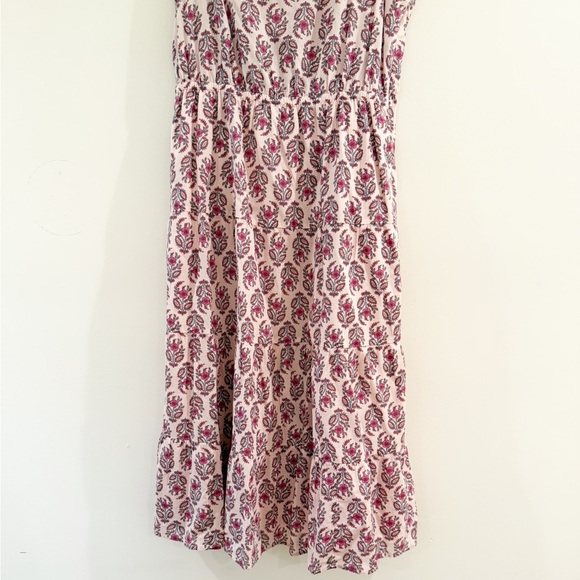 J. Crew Ruffle-Sleeve Floral Print Midi Dress - Picture 4 of 11